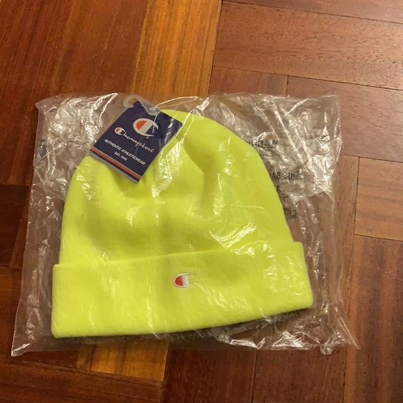 Champion Neon Beanie | Poshmark